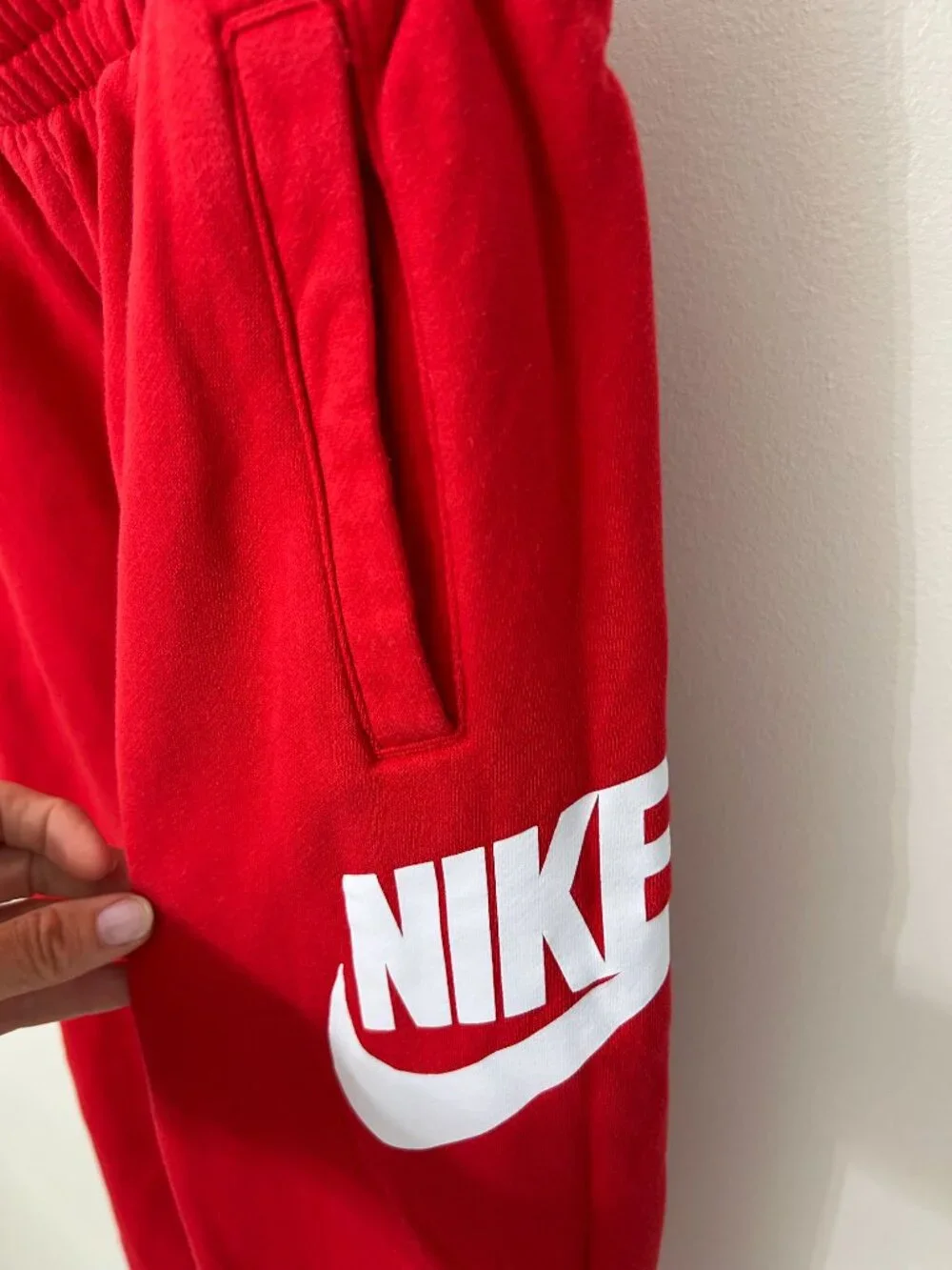 Youth Nike Red Sweatpants